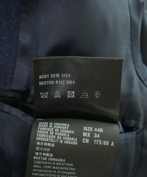 PRADA（プラダ）チェスターコート 紺 サイズ:44(S位) メンズ/2200719398117