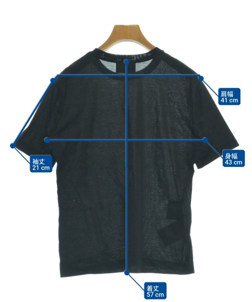 PRADA（プラダ）Tシャツ・カットソー 黒 サイズ:M レディース/2200721311029
