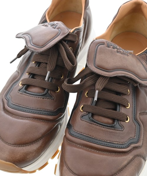 PRADA（プラダ）スニーカー 茶 サイズ:UK8 1/2(27cm位) メンズ/2200721406046