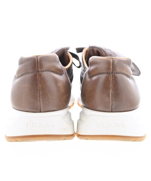 PRADA（プラダ）スニーカー 茶 サイズ:UK8 1/2(27cm位) メンズ/2200721406046