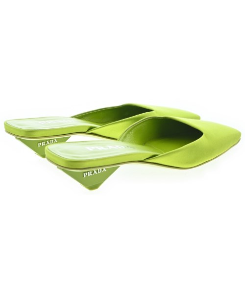 PRADA（プラダ）パンプス 緑 サイズ:EU35 1/2(22cm位) レディース/2200721486123