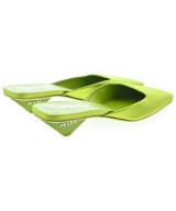 PRADA（プラダ）パンプス 緑 サイズ:EU35 1/2(22cm位) レディース/2200721486123