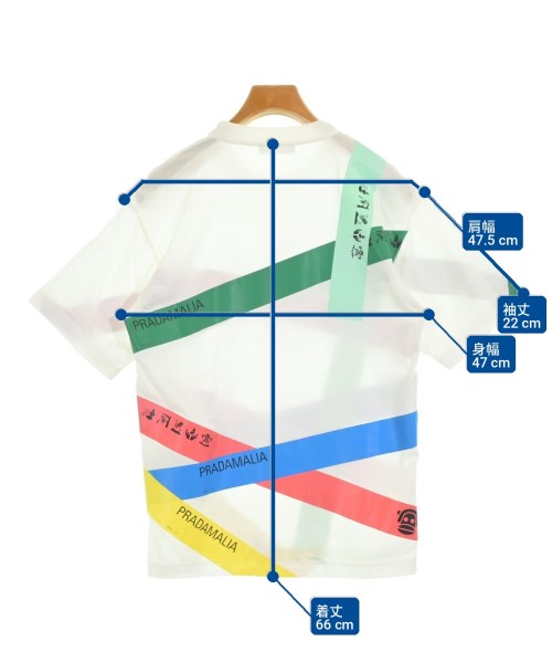 PRADA（プラダ）Tシャツ・カットソー 白 サイズ:XS メンズ/2200721778037