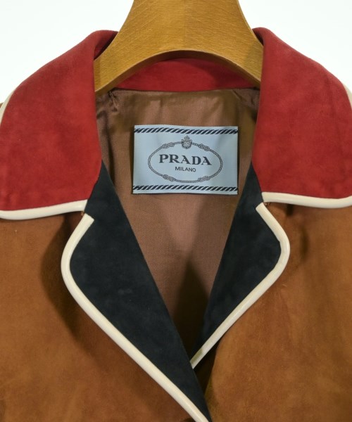 PRADA（プラダ）カジュアルジャケット 茶 サイズ:38(S位) レディース/2200722305027