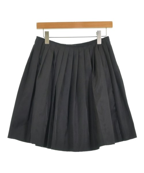 PRADA（プラダ）ひざ丈スカート 黒 サイズ:38(S位) レディース/2200716876229