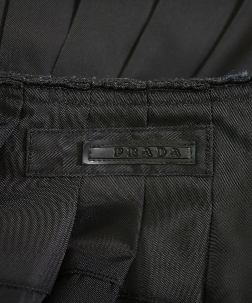 PRADA（プラダ）ひざ丈スカート 黒 サイズ:38(S位) レディース/2200716876229