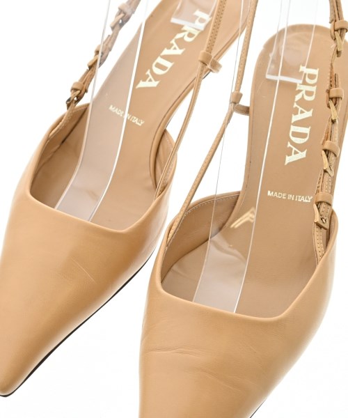 PRADA（プラダ）サンダル ベージュ サイズ:EU37 1/2(24cm位) レディース/2200718213138