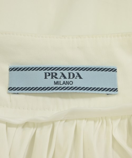PRADA（プラダ）ひざ丈スカート 白 サイズ:36(XS位) レディース/2200722546048