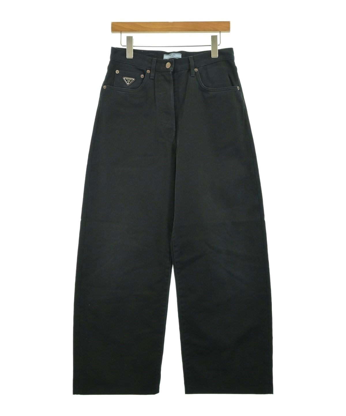 PRADA（プラダ）デニムパンツ 黒 サイズ:25(S位) レディース