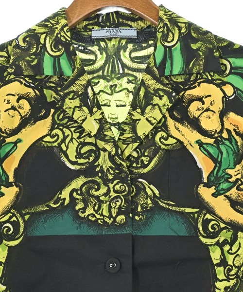 PRADA（プラダ）カジュアルシャツ 黒 サイズ:36S レディース/2200723416043