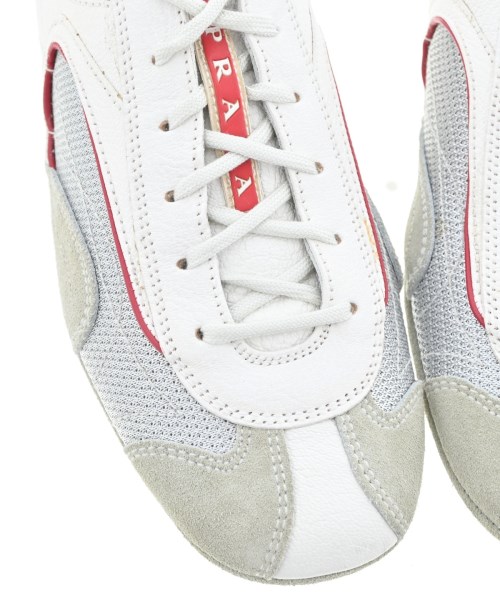 PRADA（プラダ）スニーカー 白 サイズ:UK7(25.5cm位) メンズ/2200720141139