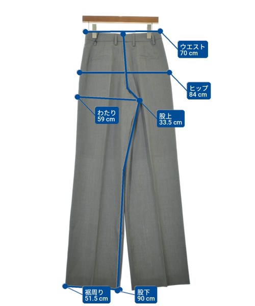 PRADA（プラダ）スラックス グレー サイズ:38(S位) レディース/2200723928010