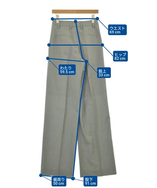 PRADA（プラダ）スラックス グレー サイズ:38(S位) レディース/2200723928027
