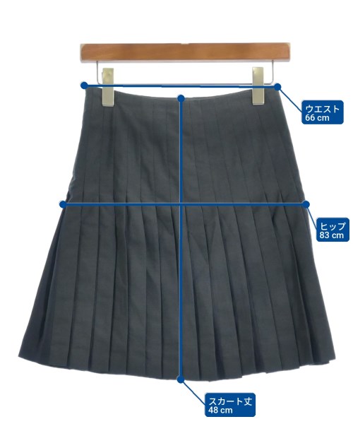PRADA（プラダ）ミニスカート グレー サイズ:38(S位) レディース/2200721819051