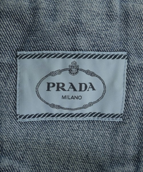 PRADA（プラダ）デニムジャケット 紺 サイズ:XS レディース/2200724038015