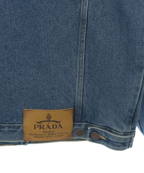PRADA（プラダ）デニムジャケット 紺 サイズ:XS レディース/2200724038015