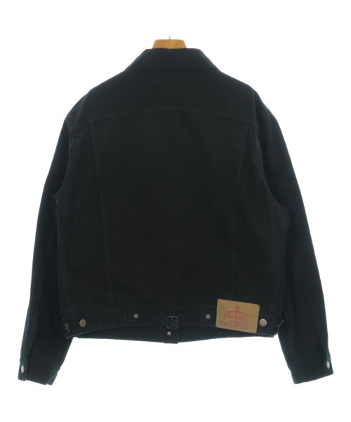 PRADA（プラダ）デニムジャケット 黒 サイズ:S レディース/2200724038022