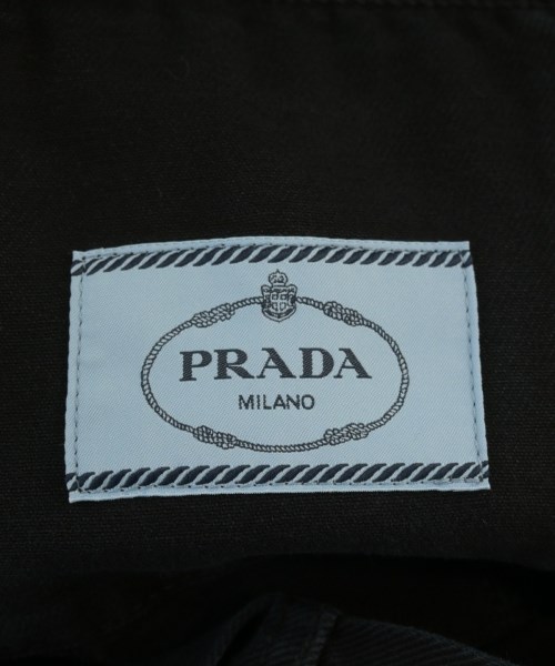 PRADA（プラダ）デニムジャケット 黒 サイズ:S レディース/2200724038022