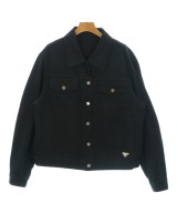 PRADA（プラダ）デニムジャケット 黒 サイズ:S レディース/2200724038022