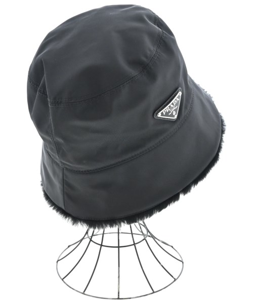 PRADA（プラダ）ハット 黒 サイズ:L メンズ/2200724038220