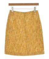 PRADA（プラダ）ひざ丈スカート 黄 サイズ:42(M位) レディース/2200724143085
