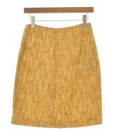 PRADA（プラダ）ひざ丈スカート 黄 サイズ:42(M位) レディース/2200724143085