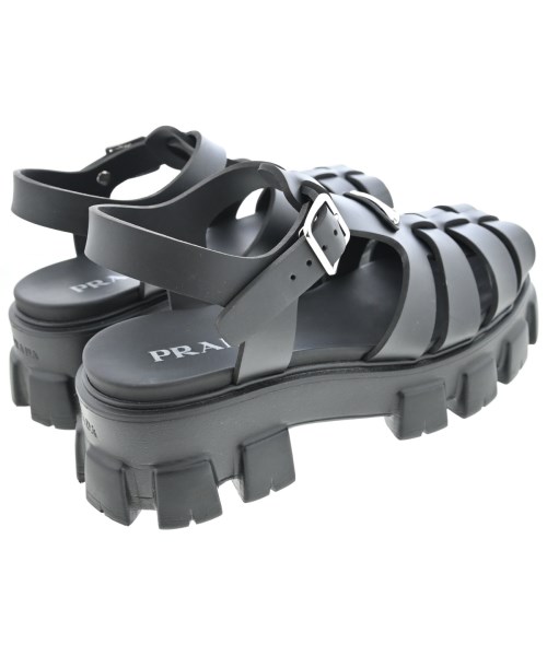 PRADA（プラダ）サンダル 黒 サイズ:UK7(25.5cm位) メンズ/2200724144150