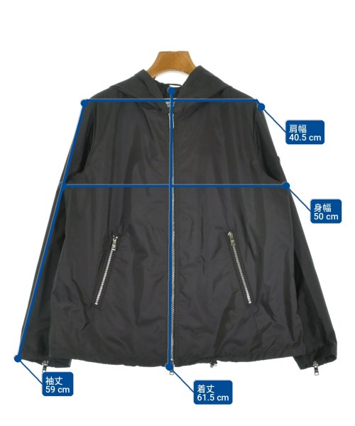 PRADA（プラダ）マウンテンパーカー 黒 サイズ:46(XL位) レディース/2200724336166