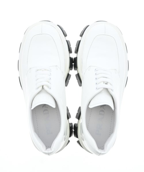 PRADA（プラダ）ドレスシューズ/ローファー 白 サイズ:34 1/2(21cm位) レディース/2200720277029