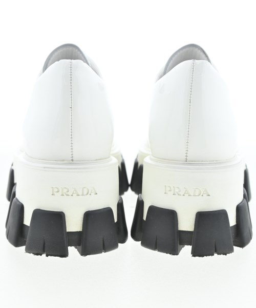 PRADA（プラダ）ドレスシューズ/ローファー 白 サイズ:34 1/2(21cm位) レディース/2200720277029