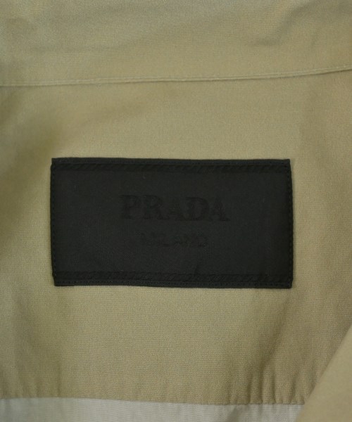 PRADA（プラダ）カジュアルシャツ ベージュ サイズ:L メンズ/2200724251087