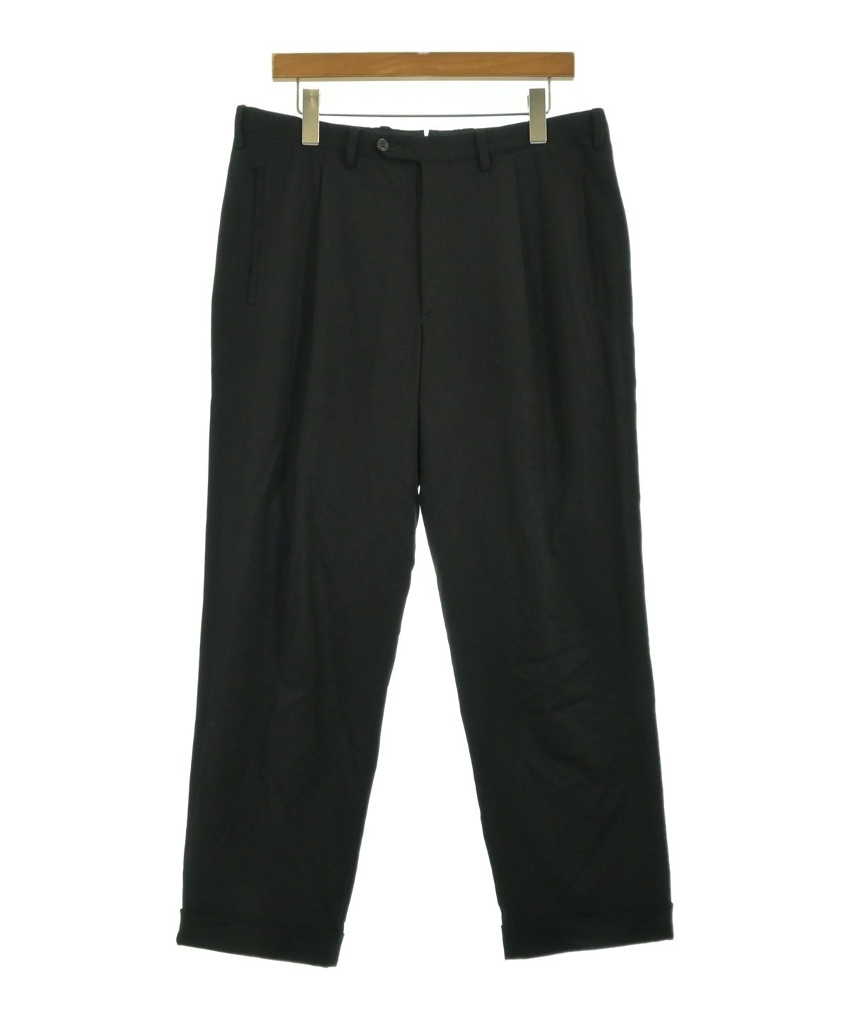 断捨離特価！早い物勝ち！美品 PRADA ブラック スラックス 46R PRADA（プラダ）スラックス 黒 サイズ:50(XL位) メンズ/2200724809080