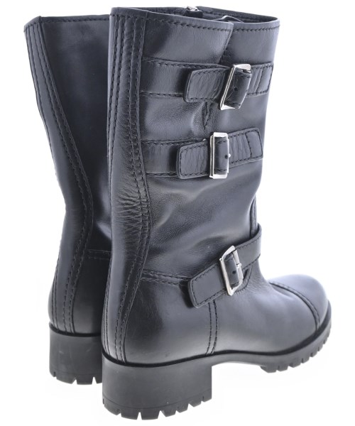 PRADA（プラダ）ブーツ 黒 サイズ:EU39(25.5cm位) レディース/2200725529253