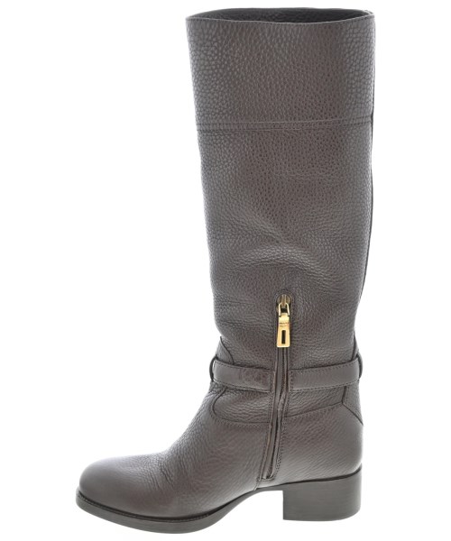 PRADA（プラダ）ブーツ 茶 サイズ:-(24.5cm位) レディース/2200725228019