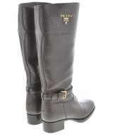 PRADA（プラダ）ブーツ 茶 サイズ:-(24.5cm位) レディース/2200725228019