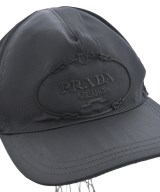 PRADA（プラダ）キャップ 黒 サイズ:M メンズ/2200725834029