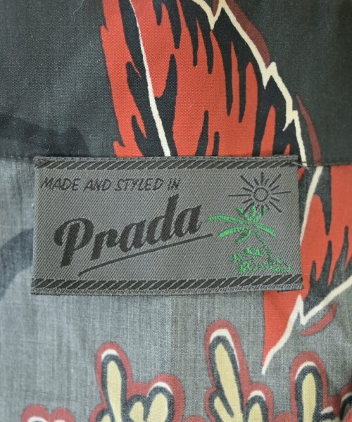 PRADA（プラダ）カジュアルシャツ グレー サイズ:M メンズ/2200726053054