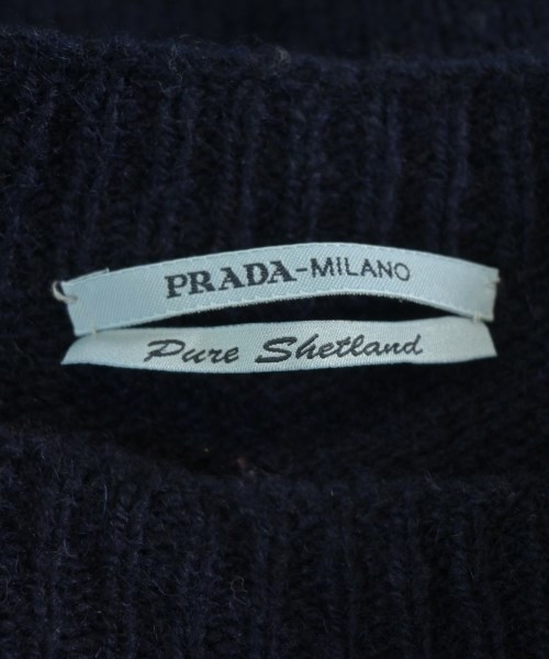 PRADA（プラダ）ニット・セーター 紺 サイズ:48(L位) メンズ/2200726412103