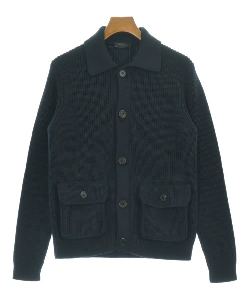 PRADA（プラダ）カーディガン 紺 サイズ:46(M位) メンズ/2200726557040
