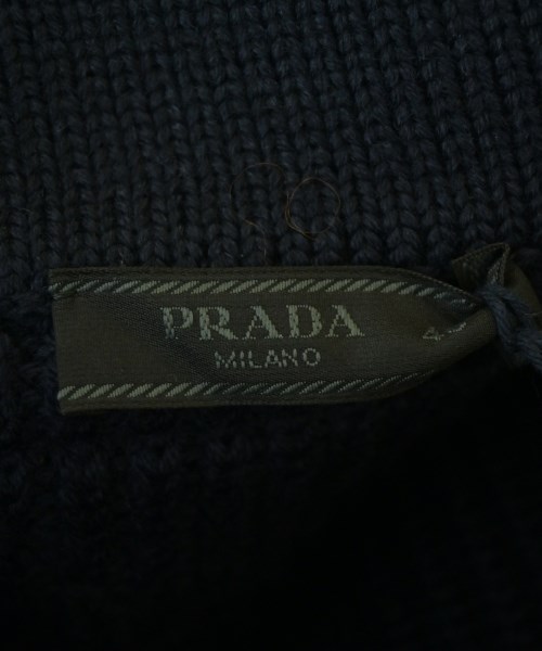 PRADA（プラダ）カーディガン 紺 サイズ:46(M位) メンズ/2200726557040