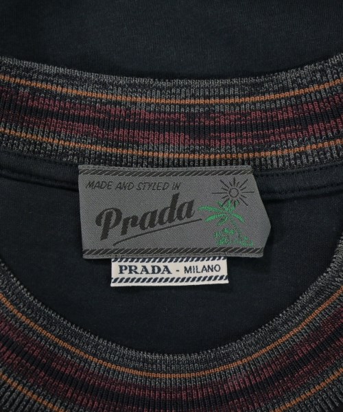 PRADA（プラダ）Tシャツ・カットソー 黒 サイズ:M レディース/2200726792113