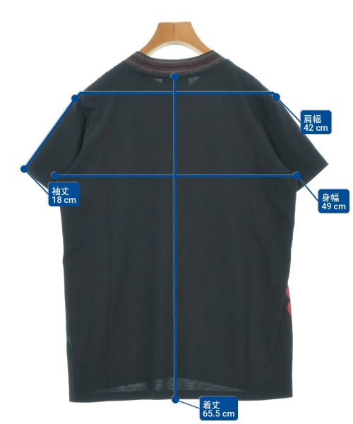 PRADA（プラダ）Tシャツ・カットソー 黒 サイズ:M レディース/2200726792120