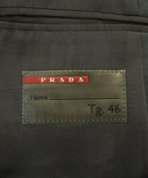 PRADA（プラダ）テーラードジャケット グレー サイズ:46(M位) メンズ/2200726815102