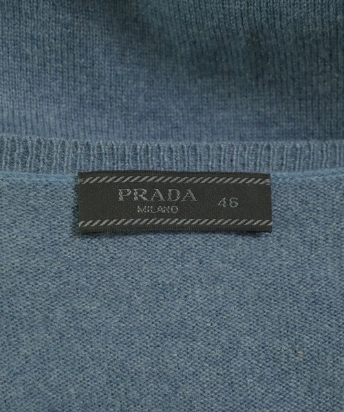 PRADA（プラダ）ニット・セーター 青 サイズ:46(M位) メンズ/2200727570086