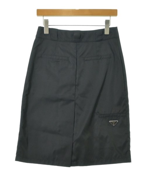 PRADA（プラダ）ひざ丈スカート 黒 サイズ:38(S位) レディース/2200727817013