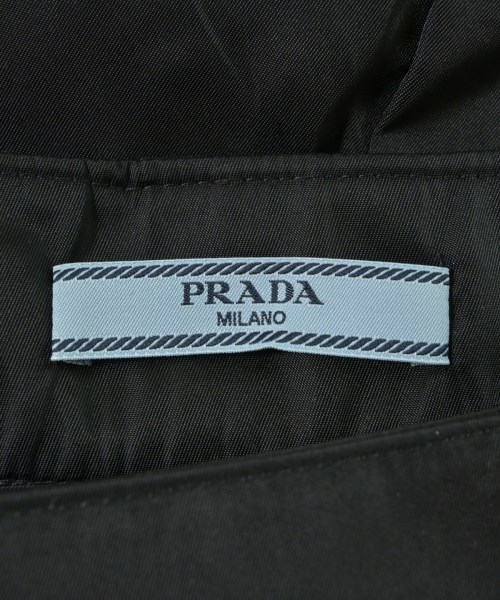 PRADA（プラダ）ひざ丈スカート 黒 サイズ:38(S位) レディース/2200727817013