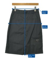 PRADA（プラダ）ひざ丈スカート 黒 サイズ:38(S位) レディース/2200727817013