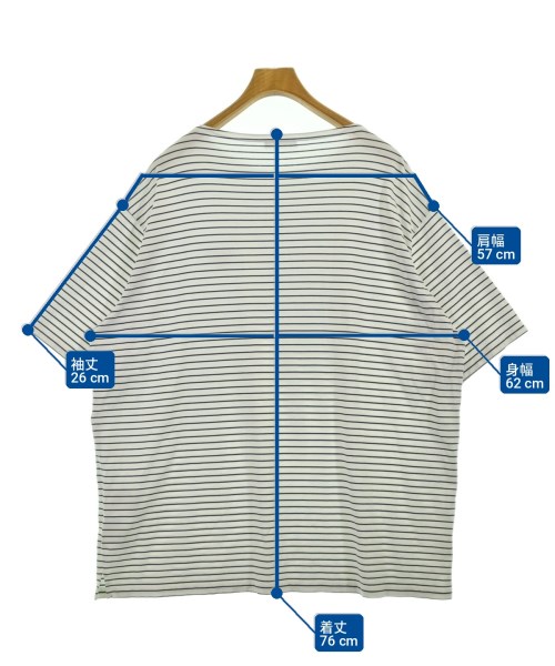 PRADA（プラダ）Tシャツ・カットソー 白 サイズ:M メンズ/2200727823304