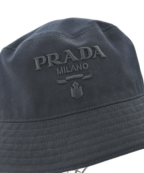 PRADA（プラダ）ハット 黒 サイズ:L メンズ/2200727934130