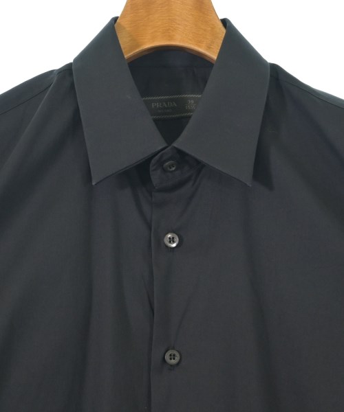 PRADA（プラダ）ドレスシャツ 黒 サイズ:39(M位) メンズ/2200725513092